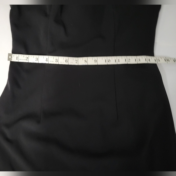 Calvin Klein Black Off the Shoulder 3/4 Bell Sleeve Whimsigoth Sheath Dress - Picture 7 of 15